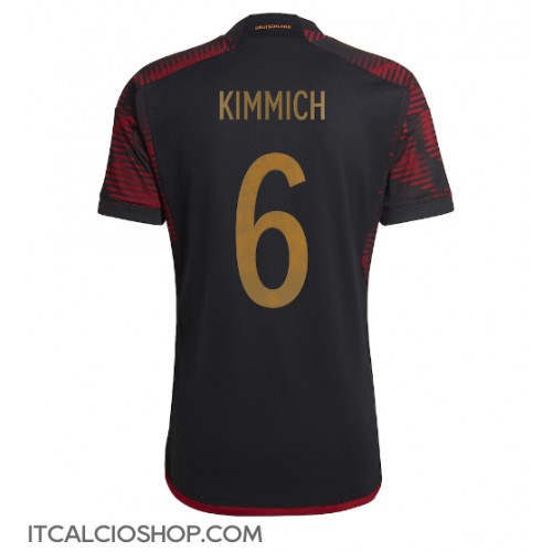 Germania Joshua Kimmich #6 Seconda Maglia Mondiali 2022 Manica Corta